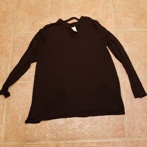 Mock neck shirt